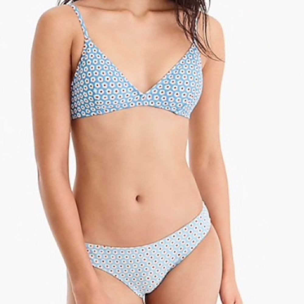 J. Crew French Top Hipster Bottom Bikini Set